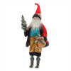 Vintage Santa with Frosted Pine Accents 26.5