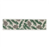 Pine and Pinecone Cotton Wired Ribbon 4
