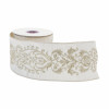 Ornate White Ribbon 4