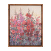 Framed Hollyhock Floral Canvas Art 29