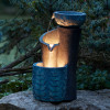 Cascading Leaf Bowl Fountain 19.5