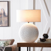 Notched Ceramic Table Lamp 26