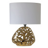 Abstract Cut Metal Table Lamp 20.5