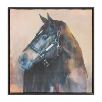 Framed Horse Canvas Art 24