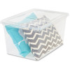 68 Quart Large Storage Box Clear
