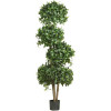 69 in. Sweet Bay Topiary with 4 Balls Silk Tree