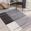 8 x 11 in. Modern Geometric Rectangle Area Rug Grey