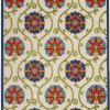 7 x 10 ft. Vines Indoor & Outdoor Area Rug, Blue