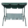 Outdoor 2 Person Patio Swing Green