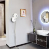 24 x 2 x 24 in. Round Mirror with 6000K LED Backlight