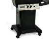 Black Cart-Base Molded Base with Steel Stand and Removable Casters