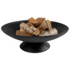 Cast Iron Low Fire Pot Black - Extra Large