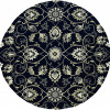 60 x 90 in. Navy Polypropylene Rug