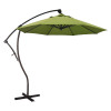 Bayside Series 9 ft. Crank Lift Aluminium Cantilever Umbrella Kiwi Olefin