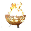 Garden Fire Bowl Rust Metal - Large