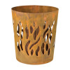 Fire Block Fire Pit Rust Metal