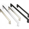 18 in. Trail Brass Appliance Pull Flat Black