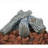 Lava Rocks & Log Kit For Gas Burning Fire Pits