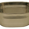 14 in. Polished Silver Beverage Oval Bucket