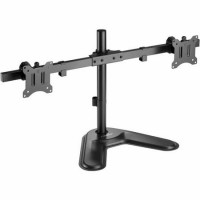 Rocstor Y10N003-B1 POLE MOUNT DUAL MONITOR STAND SUPPORTS UP TO TWO (2) 32IN DISPLAY