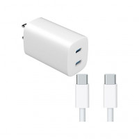 4xem 4X45WCHRGKIT10W LAPTOP CHARGER WITH 45W GAN CHARGER AND 10FT USB C CABLE WHITE