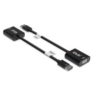 Club 3d CAC-2013 DISPLAYPORT PORT 1.2 MALE VGA FEMALE ADAPTER BLACK