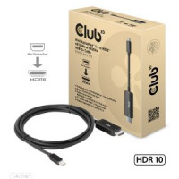 Club 3d CAC-1187 MINI DP1.4 TO HDMI M/M 1.8M 6FT 4K120HZ 8K60HZ DYNAMIC HDR10+