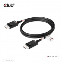 Club 3d CAC-1092 DP80 VESA 1.6M/525FT CABLE M-M DP80 CERTIFIED CABLE 1.6M/525FT