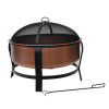 Zhejiang Yayi Metal Technology 30 in. Four Seasons Courtyard Copper Fire Pit