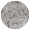 Cascades Salish Grey Round Rug, 7 ft. 10 in.