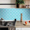 5 x 5 in. Aqua Gerber Removable Peel & Stick Tiles