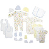 Bambini LS-0111 Newborn Baby Boys Layette Set, White Blue - Newborn