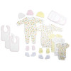 Bambini LS-0118 Newborn Baby Girls Layette Set, White Pink - Newborn