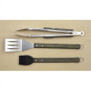 Oval Pro Chef Espresso Barbecue Tool Set 3 Piece