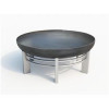 Jura Stainless Steel & Wood Burning Fire Pit