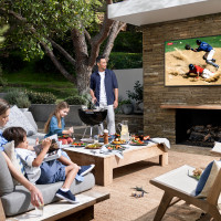 Samsung QN75LST7TAFXZA 75IN TERRACE QLED OUTDOOR TV 4K SHADE/IN SUN 2000NIT BRIGHTNESS
