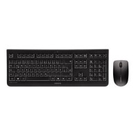 Cherry JD-0710ES-2 DW 3000 WRLS KB+MOUSE BDL SPANISH 105+4 WHISPER QUIET KEY BLK