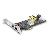 Startech PR22GIP-NETWORK-CARD 2-PORT 2.5GBPS NBASE-T POE NETWORK CARD, DUAL INTEL I225-V, 802.3AF/AT POE+ MULT
