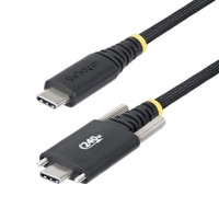 Startech S2CEPR2M-USBSL-CABLE 6.6FT (2M) USB-C CHARGING CABLE, SIDE SCREW LOCKING, 240W (5A) PD EPR, SILICONE