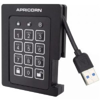 Apricorn ASSD-3PL256-4TBF FIPS VALIDATED RUGGEDIZED 4TB SSD USB 3.0 ENCRYPTED DRIVE