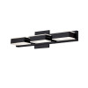 3 Light LED Wall Vanity Matte Black