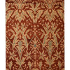 5 x 8 ft. Hand Knotted Wool Floral Rectangle Area Rug, Red & Gold