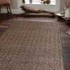 6 x 9 ft. Hand Woven Jute Eco-Friendly Solid Rectangle Area Rug Light Brown