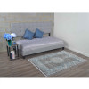 9 x 12 ft. Machine Woven Crossweave Polyester Oriental Rectangle Area Rug, Black & Grey