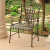 Mandalay Iron Chair Rustic Brown - Set of 2
