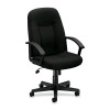 BASYX BSXVL601VA10 Managerial Mid Back Chair- 26 in. x 33.5 in. x 43 in.- Black