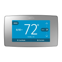 EMERSON ST75S SENSI TOUCH WI-FI THERMOSTAT TOUCHSCREEN COLOR DISPLAY SILVER