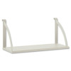BASYX Partion Mounted Shelf- 24 in. x 14.5 in.- Gray