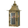 HomeRoots 16.5 x 8 x 5.75 in. St. Charles 2-Light Aged Brass Wall Light