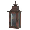 HomeRoots 16.5 x 8 x 5.75 in. St. Charles 2-Light a Copper Patina Wall Light
